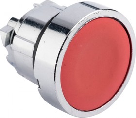 Фото 1/2 Исполнительный механизм кнопки XB4 красный плоский возвратный без фиксации, без подсветки EKF PROxima | XB4BA-R | EKF