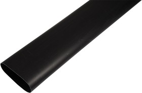 23-0019, Трубка термоусаживаемая СТТК (6:1) клеевая 19,0/3,2мм, черная, упаковка 4 шт. по 1м
