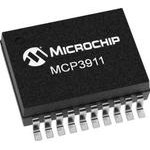 MCP3911A0-E/SS, Микросхема преобразователь A/D, SPI, 24бит, 125кsps, SSOP20
