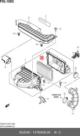 1378069L00, Фильтp воздушный