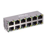 HCJ26-804SK-L12, Modular Connectors / Ethernet Connectors Shielded 2X6 Stacked ...