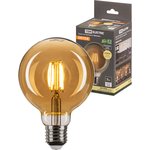 Лампа светодиодная «Винтаж» золотистая G95, 7 Вт, 230 В, 2700 К, E27 (шар) TDM