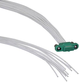G125-FC11205F1-0150L, Rectangular Cable Assemblies 1.25MM F/L CA 2X6 150MM 26AWG