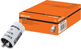 Фото 1/2 SQ0351-0021, Стартер S2 4-22Вт 110-240В алюм. контакты TDM Electric