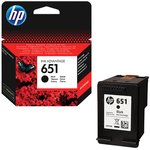 C2P10AE, Картридж, Картридж/ HP 651 Black Ink Cartridge