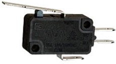 Фото 1/2 VMS15-02N-70G-G, микропереключатель с лапкой 250В 15А (аналог B180E)