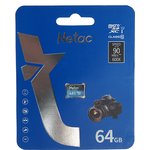 Носитель информации Netac P500 Standard 64GB MicroSDXC U1/C10 up to 90MB/s ...