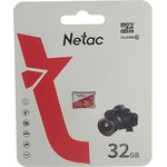 NT02P500ECO-032G-S, Карта памяти 32GB MicroSD class 10 NETAC