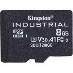 SDCIT2/8GBSP, 8 GB Industrial MicroSDHC Micro SD Card, Class 10, UHS-I, U3, V30, A1