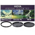 79498, Набор фильтров HOYA Digital Filter Kit: 55mm UV(C) HMC MULTI, PL-CIR, NDX8