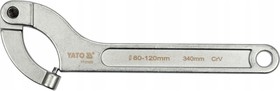 Ключ сегментный шарнирный 80-120мм 240мм с круглым штифтом YT-01678 371301678 092 1