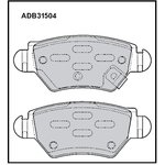 ADB31504, Колодки тормозные дисковые | зад |