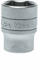 Фото 1/2 M1205236-C, 1/2 in Drive 23mm Standard Socket, 6 point, 40 mm Overall Length