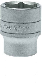 Фото 1/2 M1205276-C, 1/2 in Drive 27mm Standard Socket, 6 point, 43 mm Overall Length