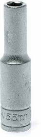 Фото 1/2 M1406055-C, 1/4 in Drive 5.5mm Deep Socket, 6 point, 49.5 mm Overall Length