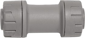 PB015-10RS, Push Fit Fitting Straight Coupler, 15mm od