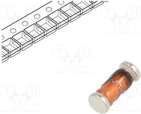 BZV55C13, Диод: стабилитрон; 0,5Вт; 13В; SMD; MiniMELF; одиночный диод; 100нА