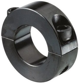 46201005, Collar Two Piece Clamp Screw, Bore 5mm, OD 16mm, W 9mm, Steel