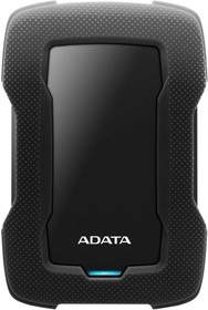 Фото 1/10 Внешний жесткий диск 1TB ADATA HD330, 2,5" , USB 3.1, черный