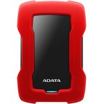 AHD330-2TU31-CRD, Внешний жесткий диск 2TB A-DATA HD330, 2,5" , USB 3.2, красный