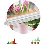 Светильник для растений, фитолампа светодиодная линейная ЭРА FITO-9W-T5-Ra90 полного спектра 9 Вт Т5 Б0049311