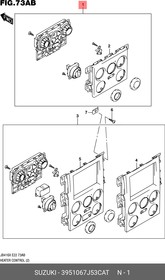 Блок управления а с SUZUKI 39510-67J53-CAT