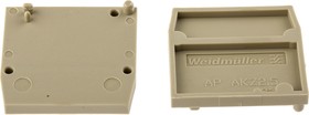 Фото 1/2 0697360000, Weidmuller AP Series End Cover for Use with DIN Rail Terminal Blocks