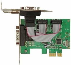 Фото 1/3 Контроллер ORIENT XWT-PE2SLP OEM PCI-Ex1, 2xCOM9M, Low Profile