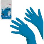 Хозяйственные многоцелевые перчатки с х/б напылением, прочные размер M, 100753 10270