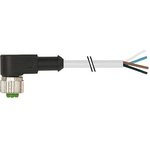 7000-12341-2140200, Circular DIN Connectors M12 female 90 with cable ...