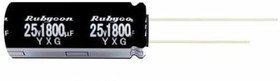 100YXG39MEFC8X16, 39uF 100V 3.5mm ±20% Plugin,D8xL16mm Aluminum Electrolytic Capacitors - Leaded