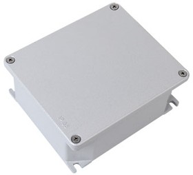 Фото 1/2 Коробка распределительная алюминиевая окрашенная,IP66, RAL9006, 294х244х114мм | 65305 | DKC