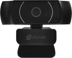 Фото 1/10 Web-камера Oklick OK-C016HD, черный
