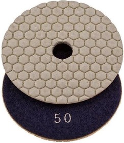 Круг шлифовальный алмазный гибкий черепашка 100 мм, p50, для сухой полировки T739714