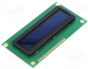 REG010016EGPP5N00100, Дисплей: OLED; графический; 2,4"; 100x16; Разм: 84x44x10мм; зеленый