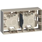 Legrand Etika Слоновая кость Коробка для накладного монтажа 2-ая