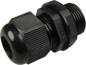 EG-13.5L B, кабельный ввод полиамидный черный удл.