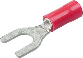 34156-0, PLASTI-GRIP0, клемма типа U изолированная М5 красная на провод 0.3-1.4мм2