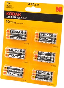 Kodak XTRALIFE ALKALINE LR03 6x2 шт BL12, Элемент питания