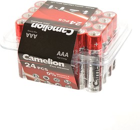 Фото 1/2 Camelion Plus Alkaline LR03-PB24 LR03 в пласт. боксе 24 шт, Элемент питания