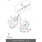 5378265J00, Кронштейн регулятор развода колодок