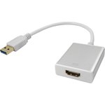 GCR-U32HD2, GCR Конвертер-переходник USB 3.0 AM -  HDMI 19F