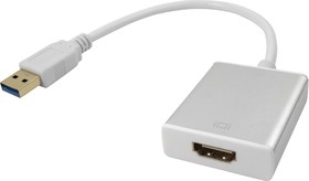 Фото 1/8 GCR-U32HD2, GCR Конвертер-переходник USB 3.0 AM -  HDMI 19F