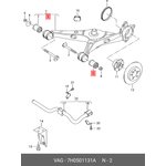 7H0501131A, Сайлентблок VW Transporter/Multivan 03-