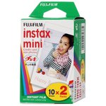 16567828, Картридж для моментальной фотографии Fujifilm Instax Mini Glossy, 100 г, 20 шт., белая