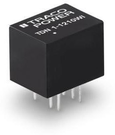 TDN 1-4812WI, Isolated DC/DC Converters - Through Hole 1W DIP Iso 18-75Vin 12Vout 90mA