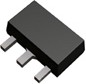 Фото 1/2 N-Channel MOSFET, 2 A, 60 V, 3-Pin SOT-89 RHP020N06T100
