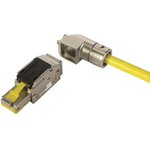 09451511571, Industrial Connector RJ45 Plug CAT6a Right Angle