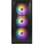 1STPLAYER DK D6 Black / mATX / 4x120mm LED fans / D6-BK-4F1