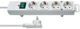 1153120100, Outlet Strip Comfort Line Plus 4x DE Type F (CEE 7/3) Socket - DE Type F (CEE 7/4) Plug White 2m